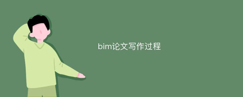 bim论文写作过程