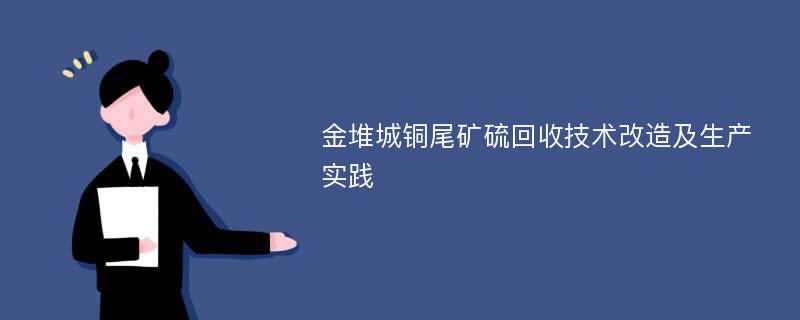 金堆城铜尾矿硫回收技术改造及生产实践